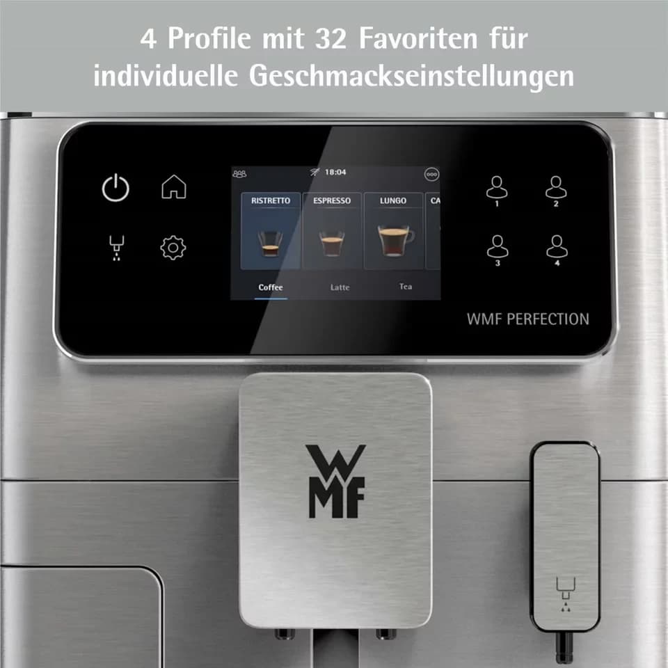 WMF Kaffeevollautomat Perfection 640 CP812D10, besonders leise, hochwertiges Gehäuse, LED-Ambient-Light - Thumbnail 5