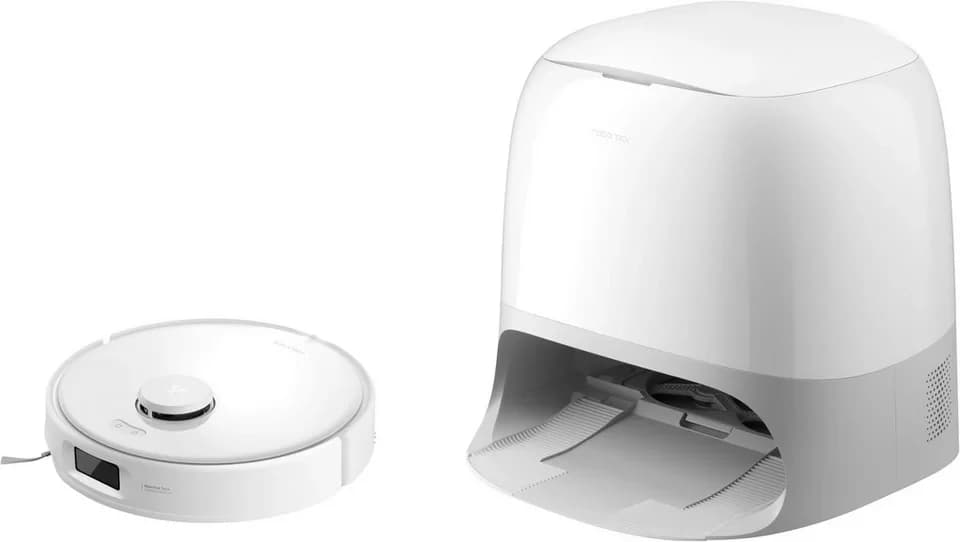 Roborock Saugroboter Qrevo Curv 5A1, mit Wischfunktion, automatisches Entleeren, 66 W, beutellos, Auffüllen intensiver und Moppwäsche bei 75 °C. - Thumbnail 3