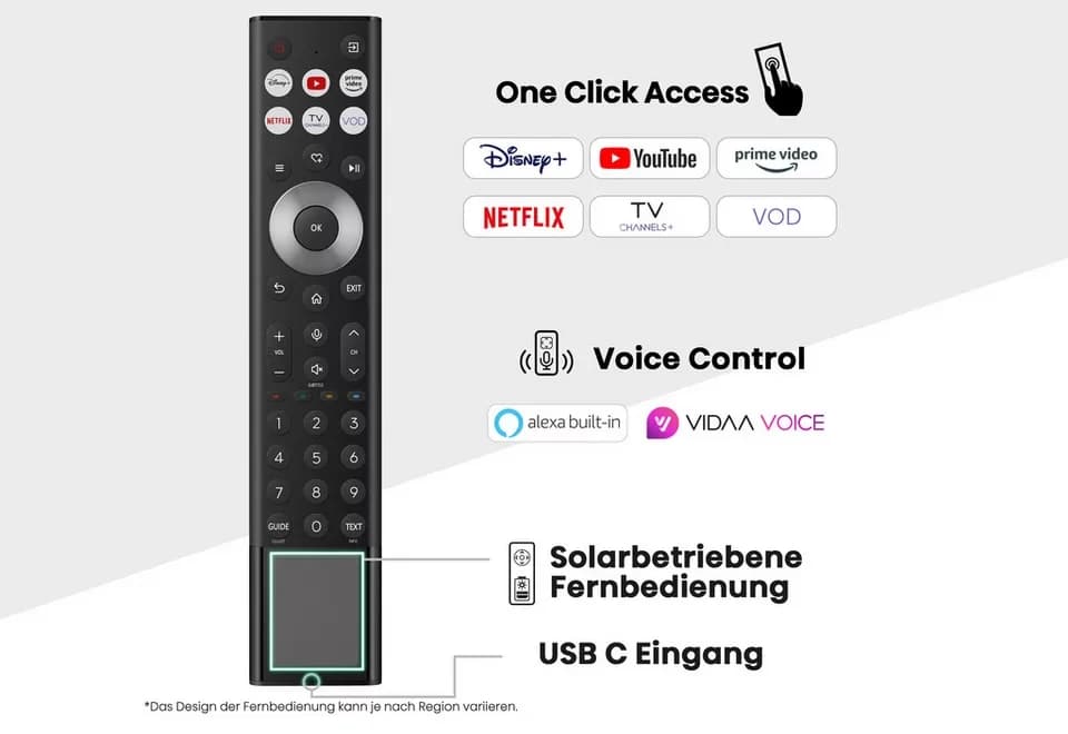 Hisense 65U8Q QLED Mini LED-Fernseher (164 cm/65 Zoll, 4K Ultra HD, Smart-TV, 4K UHD MiniLED Smart TV) - Thumbnail 6