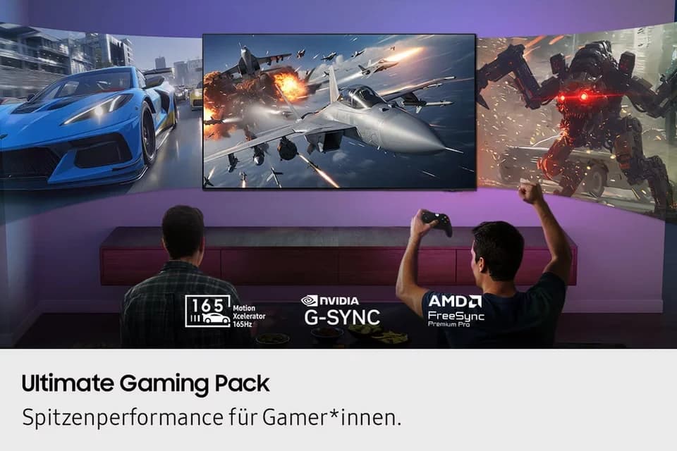Samsung GQ55S95FAT OLED-Fernseher (138 cm/55 Zoll, 4K Ultra HD, Smart-TV, HDR Pro & Glare Free, Dolby Atmos & AI Sound, Gaming Hub, bis zu 165Hz) - Thumbnail 7