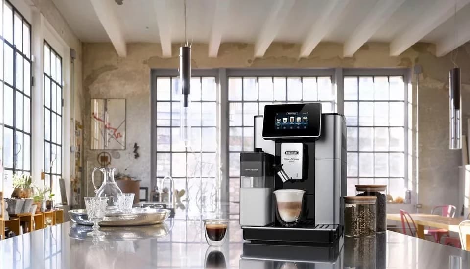 De'Longhi Kaffeevollautomat PrimaDonna Soul ECAM610.75.MB - Mit Kaffeekannen-Funktion, Inkl. Kaffeekanne, Bean Adapt Technology, Edelstahl, Scheibenmahlwerk - Thumbnail 8