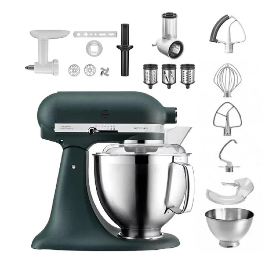 KitchenAid Küchenmaschine KitchenAid 4,8 L 5KSM185 Artisan Küchenmaschine Allrounderset - Thumbnail 5