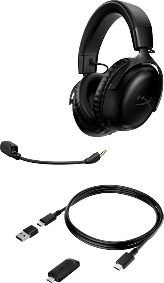 HyperX Cloud III Wireless Gaming-Headset (Geräuschisolierung, Wireless) - Thumbnail 7