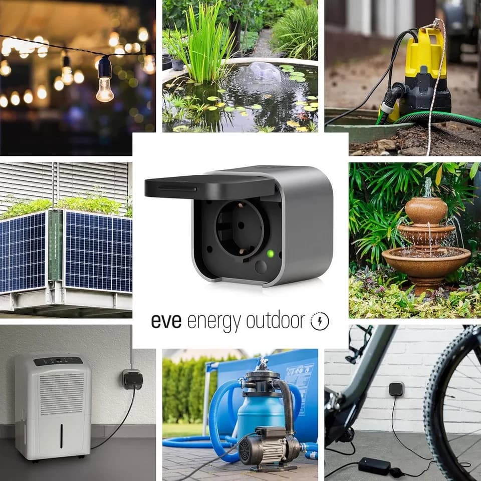EVE Steckdose Eve Energy Outdoor-Smarte Außensteckdose mit Verbrauchsmessung - Thumbnail 3
