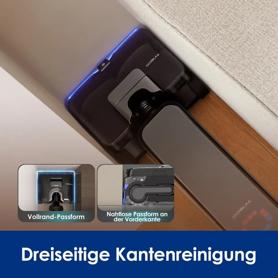 Tineco Nass-Trocken-Sauger FLOOR ONE S9 Scientist Complete, mit Wasserstrahl und Gummiabzieher, 230 W, bis zu 80min Akkulaufzeit, 85° Grad Trocknung, Selbstantrieb - Thumbnail 5