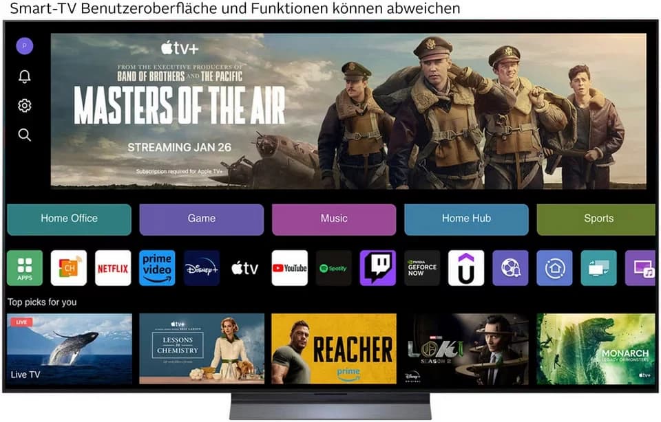 LG OLED77C5ELB OLED-Fernseher (195 cm/77 Zoll, 4K Ultra HD, Smart-TV) - Thumbnail 2