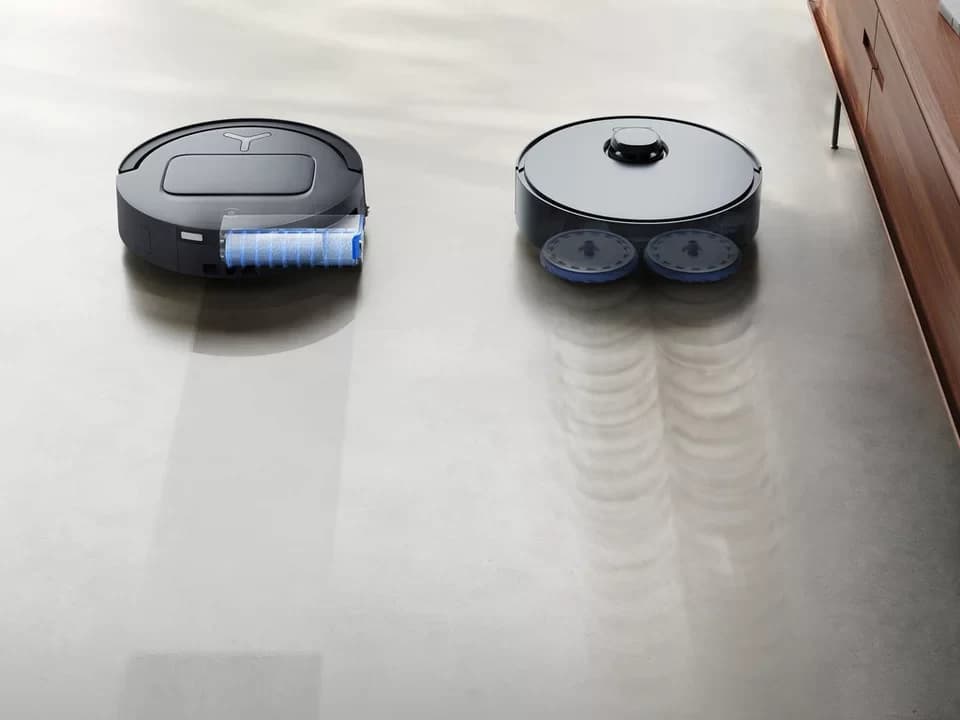 ECOVACS Saugroboter mit Wischfunktion, DEEBOT T80 OMNI, Schwarz, 80 W, und Wischroboter mit Absaugstation - Thumbnail 9