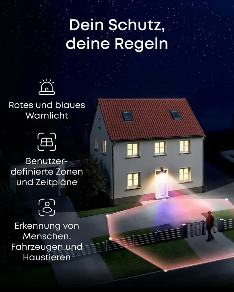 eufy Security IP-Überwachungskamera PoE NVR Security System E40, 4× 4K 8MP Kameras (1-tlg., KI-Erkennung, KI-gestützter Fernzugriff, lokale KI) - Thumbnail 5