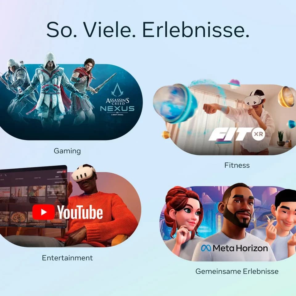 Meta Quest 3S Virtual-Reality-Brille - Thumbnail 2