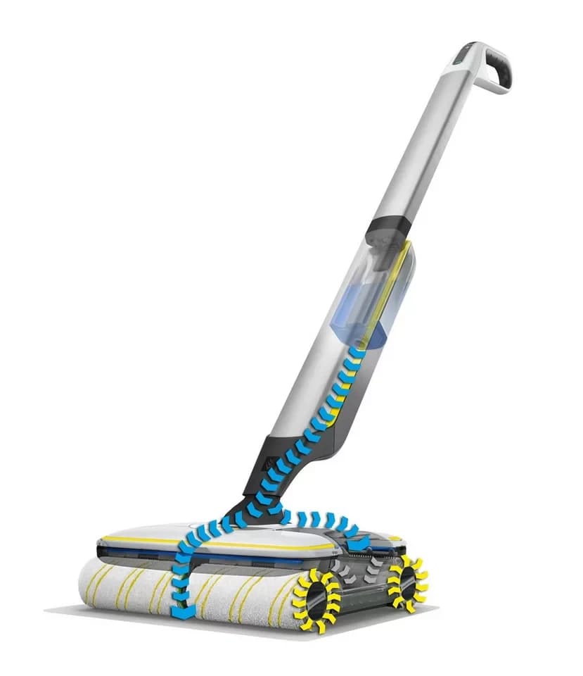 KÄRCHER Hartbodenreiniger FC 7 CORDLESS, kabelloser Bodenreiniger mit 4 rotierenden Mikrofaserwalzen - Thumbnail 4