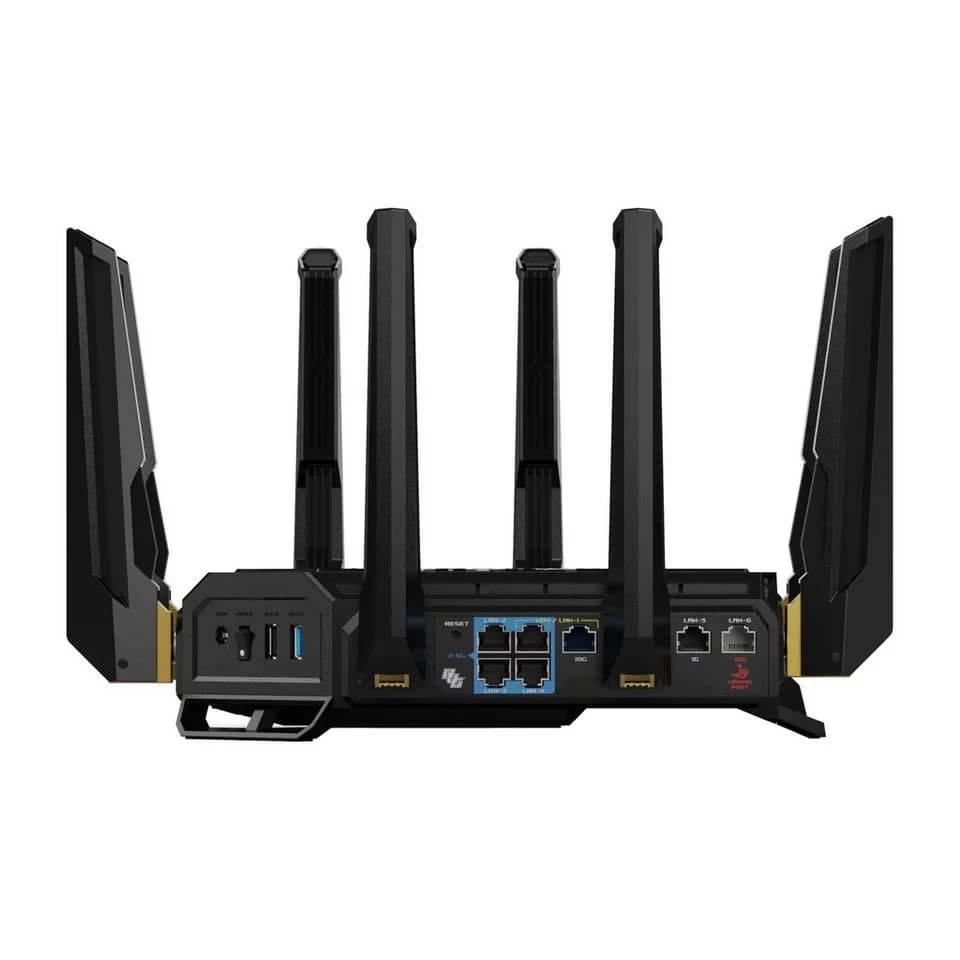 Asus WL-Router ROG 20th Edition GT-BE98 BE25000 WiFi7 WLAN-Router - Thumbnail 6