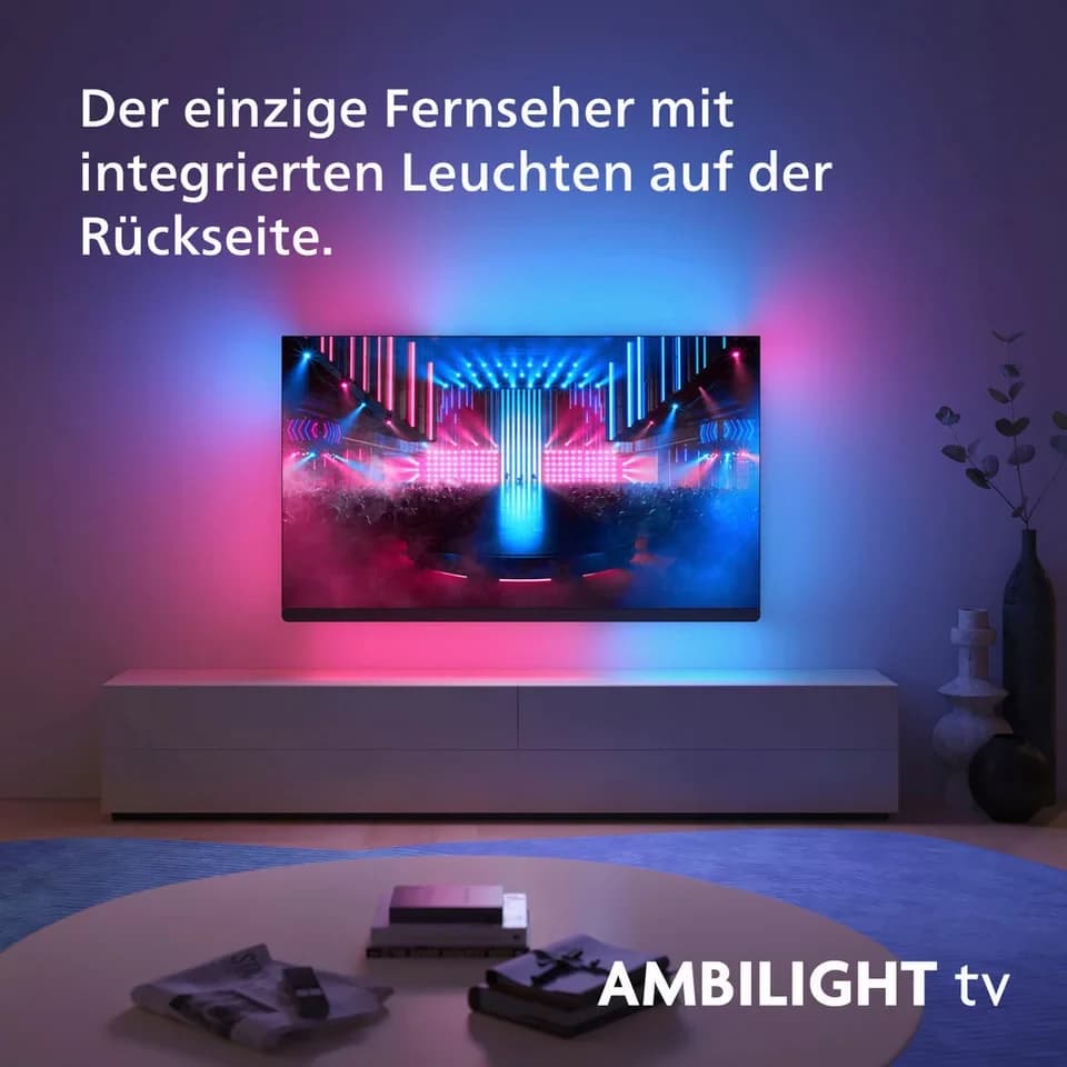 Philips 77OLED909/12 OLED-Fernseher (194 cm/77 Zoll, 4K Ultra HD, Smart-TV, Google TV) - Thumbnail 9