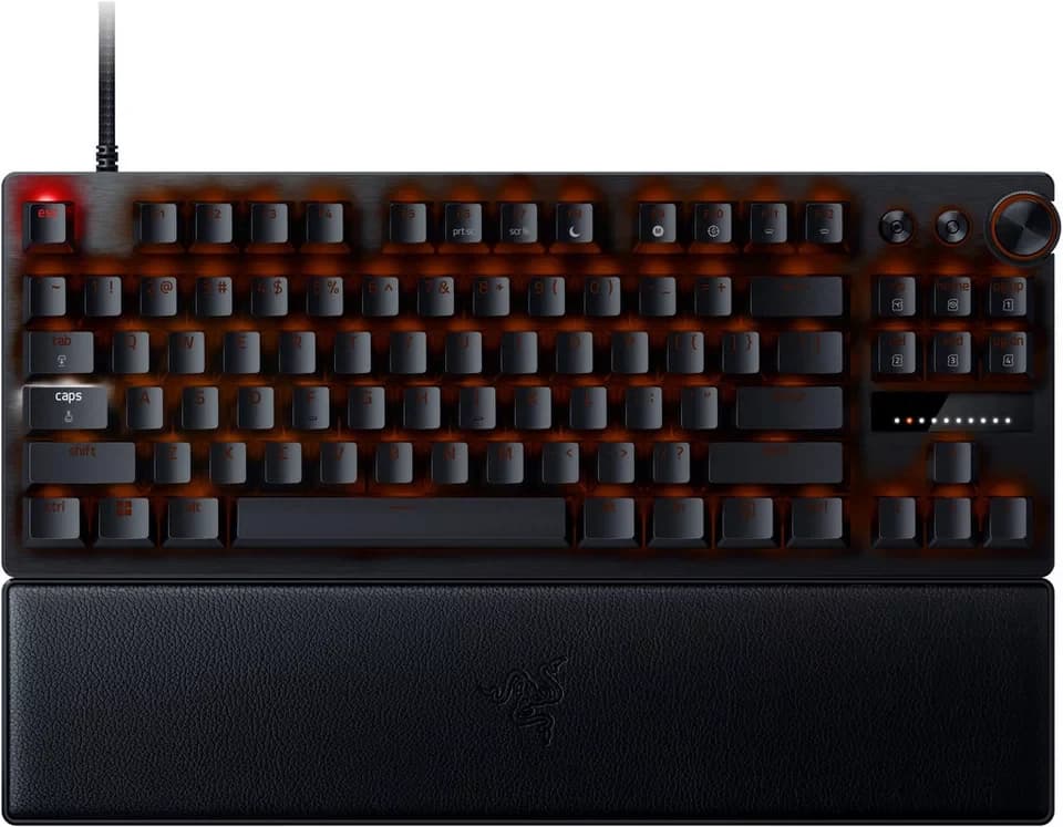 RAZER Huntsman V3 Pro Tenkeyless DE Layout Gaming-Tastatur - Thumbnail 9