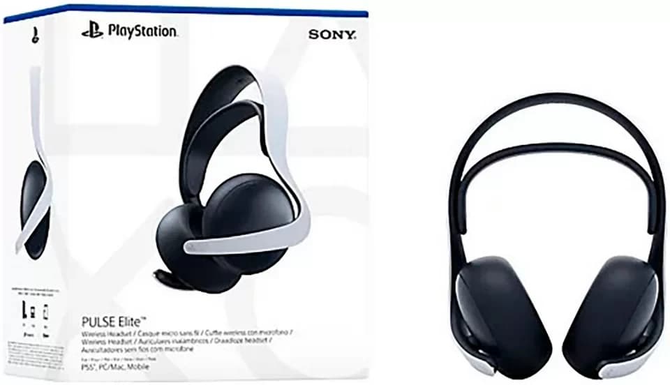 PlayStation 5 PULSE Elite™ Wireless-Headset Gaming-Headset (Multi-Point-Verbindung, Rauschunterdrückung, Stummschaltung, Bluetooth)