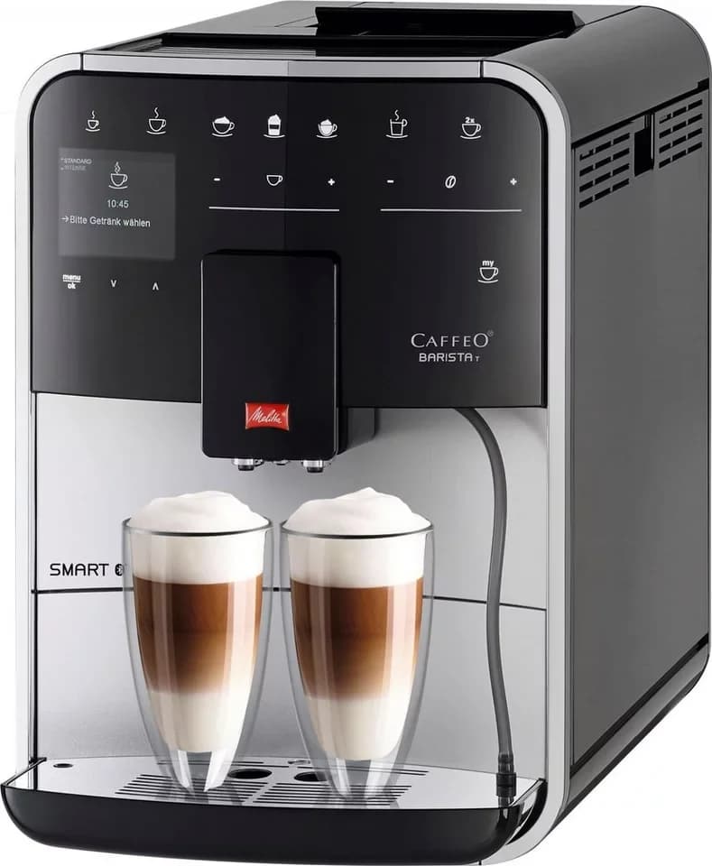 Melitta Kaffeevollautomat Barista T Smart® F831-101, 4 Benutzerprofile&18 Kaffeerezepte, nach italienischem Originalrezept - Thumbnail 4