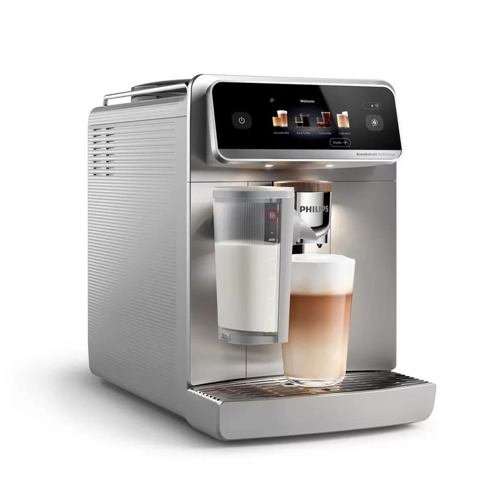 Philips Kaffeevollautomat EP8757/20 8000 Series LatteGo Pro Café Aromis, 50 Getränke (heiß oder eisgekühlt), LatteGo Pro-Milchsystem, BrewExtract Technologie, appfähig