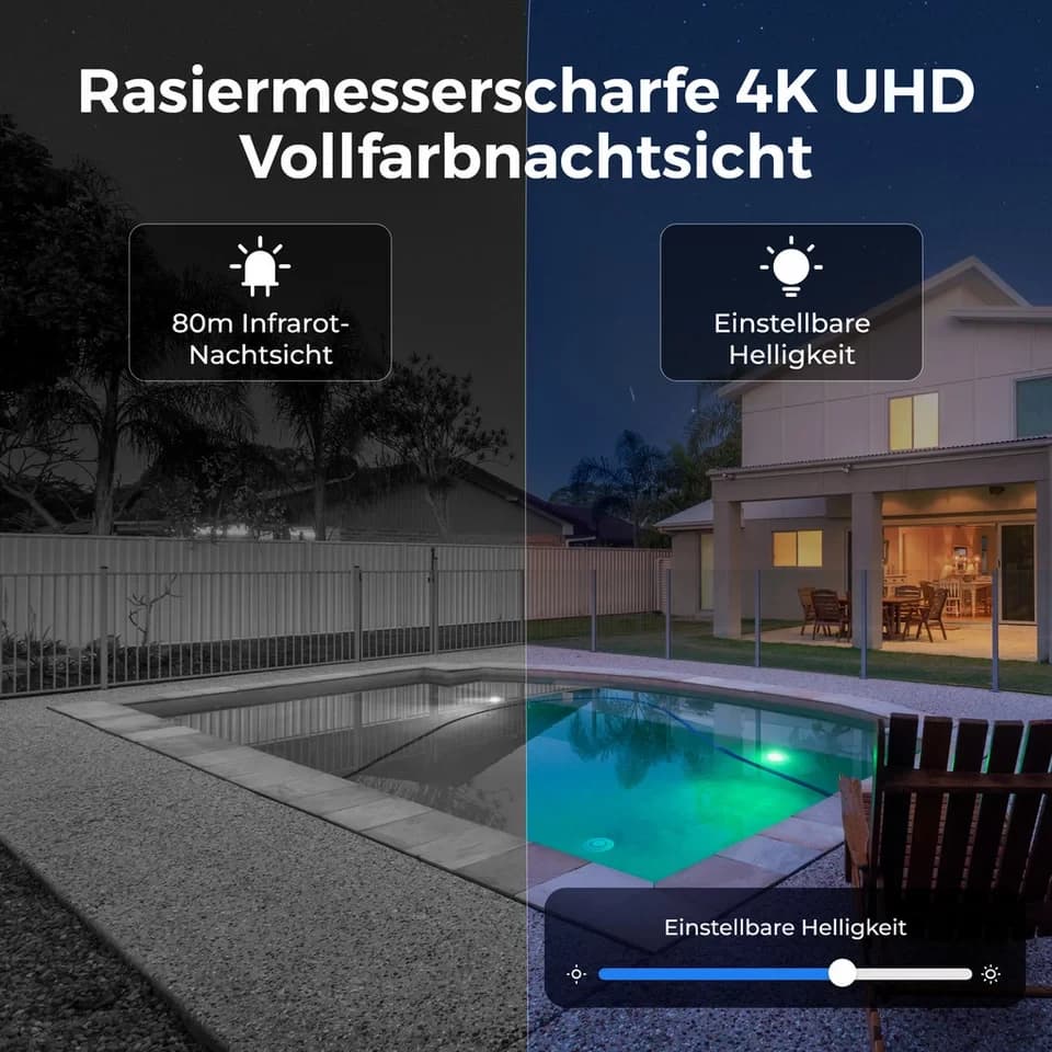 Reolink Überwachungskamera RLC-823S2 - 4K PTZ PoE-Kamera (Außenbereich, 4K UHD, 16X Optischer Zoom, 360° Auto-Tracking, Farbnachtsicht) - Thumbnail 5