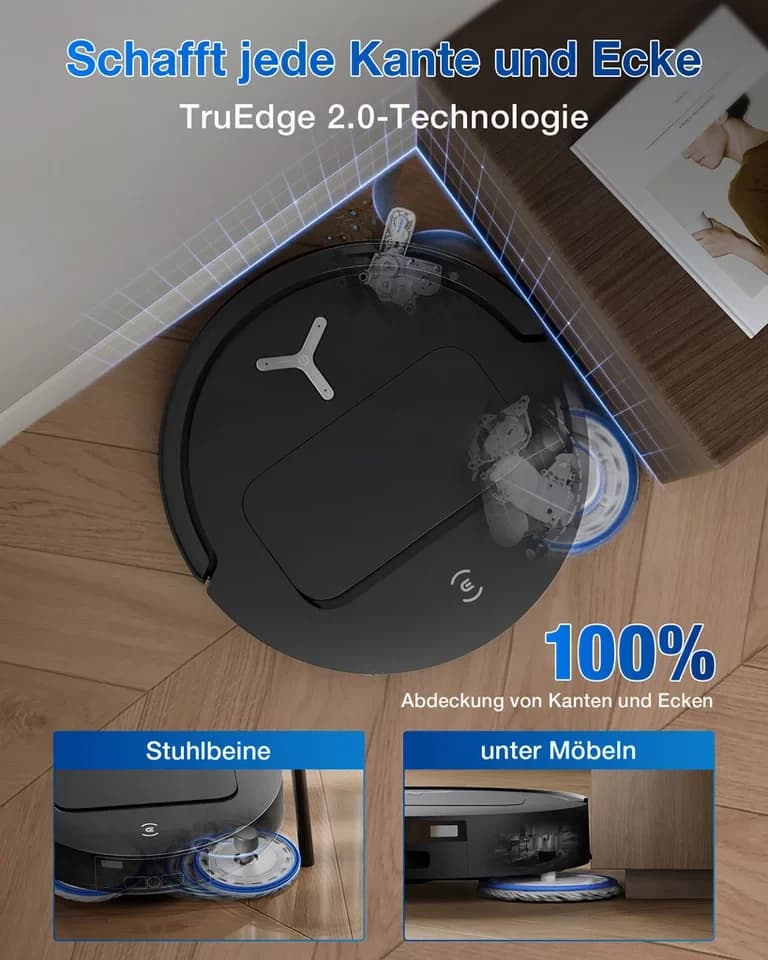ECOVACS Saugroboter mit Wischfunktion, DEEBOT T50 OMNI Gen2, mit Beutel - Thumbnail 6