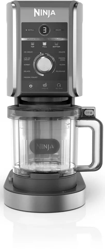NINJA Eismaschine NC501EU Creami Deluxe, 10-in-1 Eis-und Eisgetränkmaschine, 800 W - Thumbnail 2