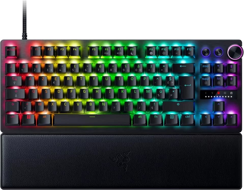 RAZER Huntsman V3 Pro Tenkeyless DE Layout Gaming-Tastatur - Thumbnail 3