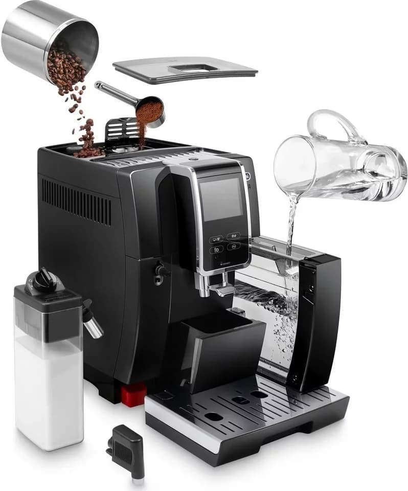 De'Longhi Kaffeevollautomat Dinamica Plus ECAM370.70.B - 14 Rezepte, perfekter Milchschaum, schwarz, Einfache Bedienung dank 3,5" Touchscreen & Kaffeekannen-Funktion - Thumbnail 8