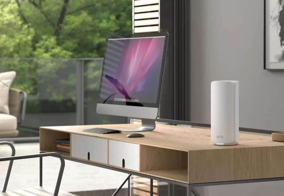 NETGEAR 2-SET ORBI 870 WIFI 7 MESH TRI-BAND WHITE 21 GBIT/S WLAN-Router - Thumbnail 2