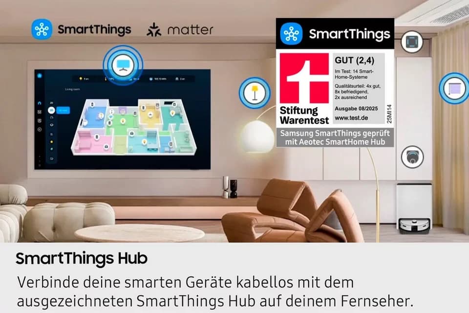 Samsung GQ55LS03FAU QLED-Fernseher (138 cm/55 Zoll, 4K Ultra HD, Smart-TV, The Frame, Mattes Display, Art Mode, Rahmen austauschbar, Dolby Atmos) - Thumbnail 7
