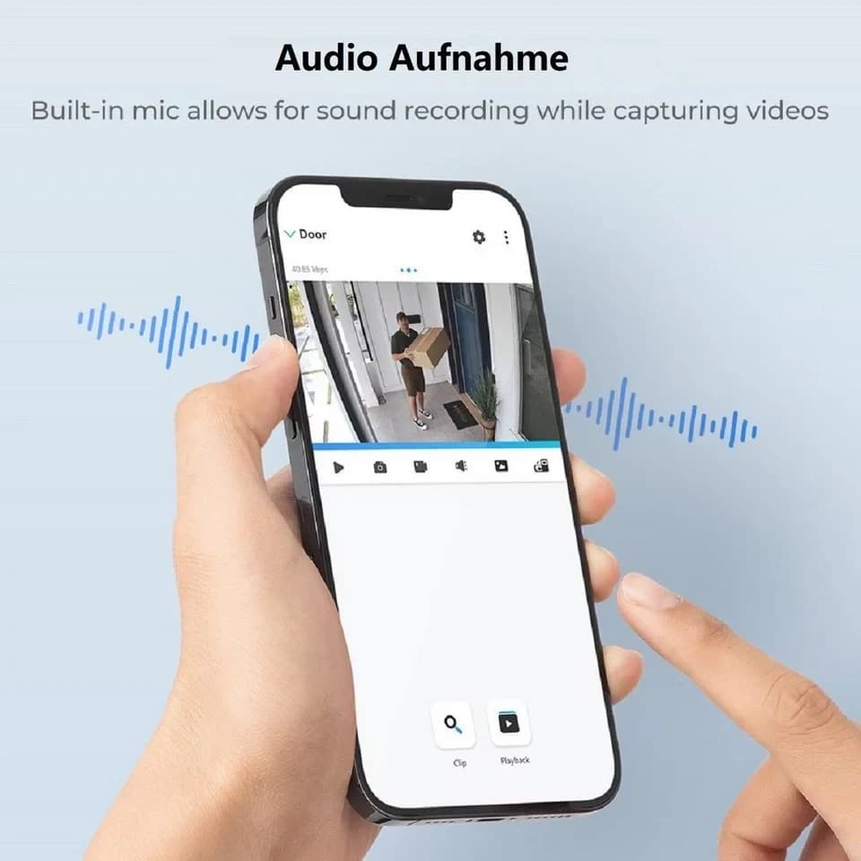 Reolink Überwachungskamera RLC-820A 4K UHD PoE (Außenbereich, 1-tlg., Personen-/Autoerkennung, 8MP, IP66 Wasserfest, Audio Aufnahme) - Thumbnail 6
