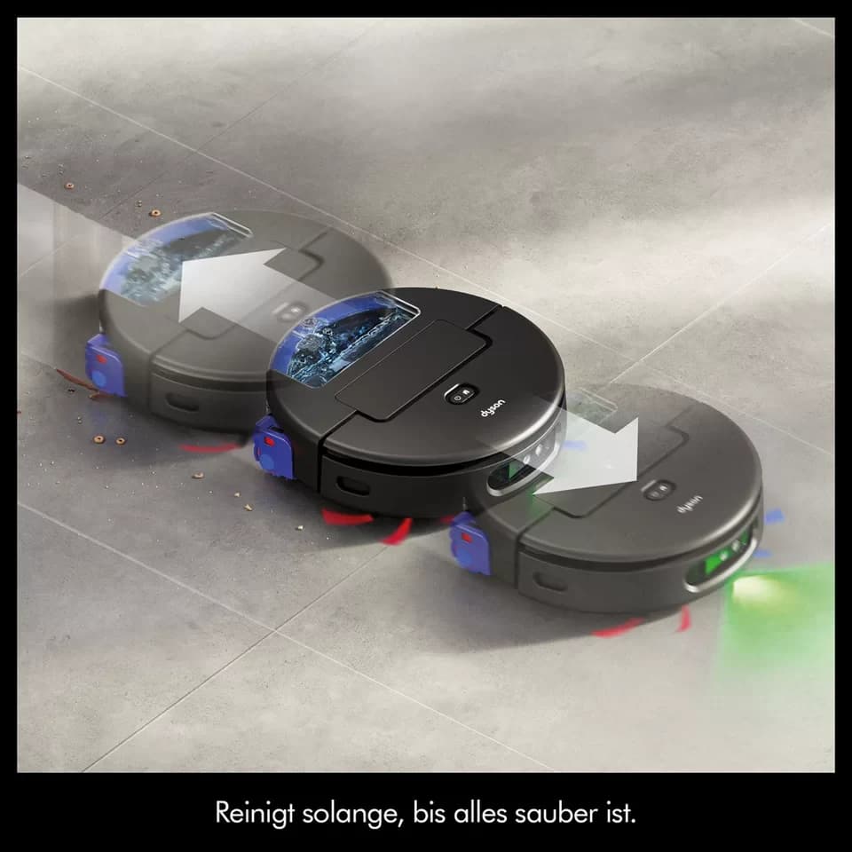 DYSON Saugroboter mit Wischfunktion spot+scrub Ai, beutellos, Beseitigt versteckte Flecken mithilfe fortschrittlicher KI - Thumbnail 5