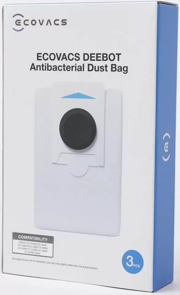 ECOVACS Staubsaugerbeutel DDB030028, passend für ECOVACS, 3 St., antibakteriell - Thumbnail 3