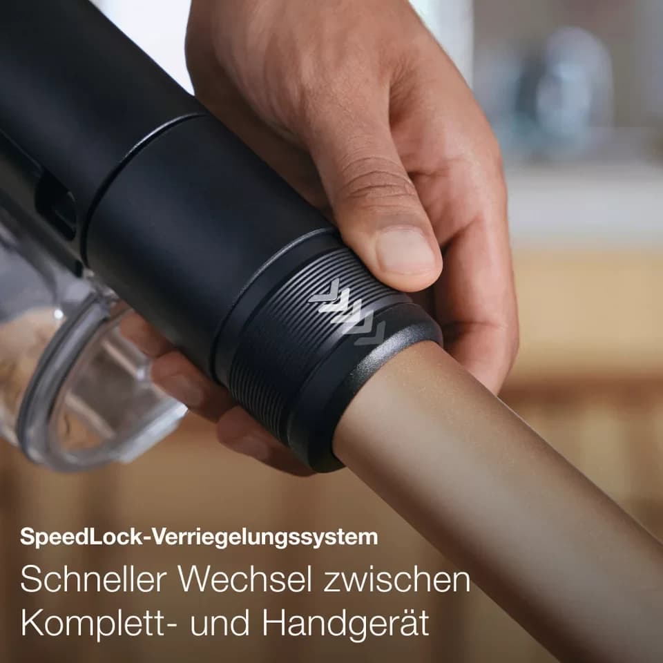 Miele Akku-Hand-und Stielstaubsauger Duoflex HX1 Akku Staubsauger, 2in1-Funktion, 3,15 kg leicht, 160 W, beutellos, Brilliantweiß Spacegrey Terrarot - Thumbnail 5