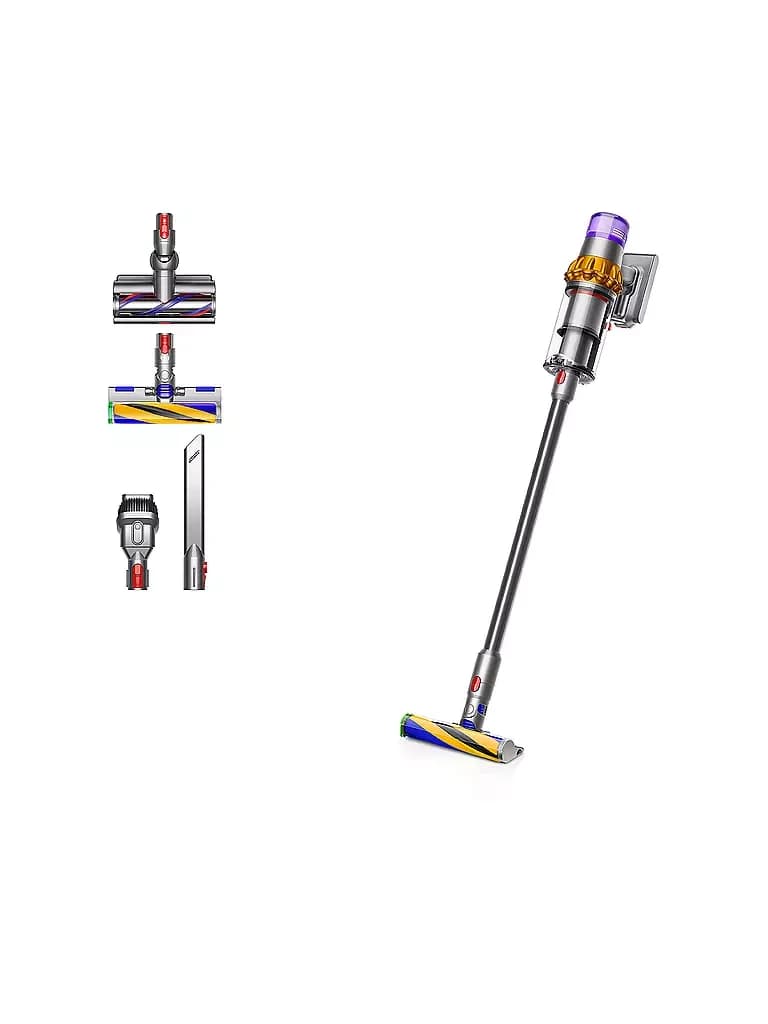 Dyson V15 Detect Absolute Akku-Staubsauger (gelb/nickel)