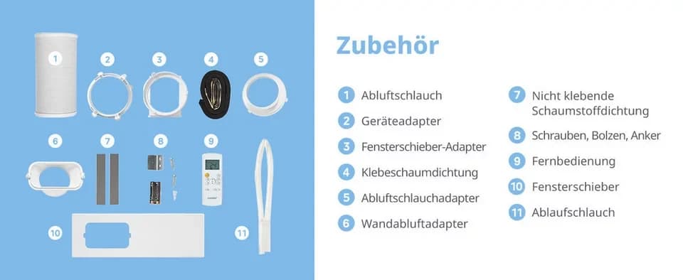 comfee 3-in-1-Klimagerät »Easy Cool 9000« starker Luftstrom, App und Sprachsteuerung möglich, für Räume bis zu 33 m², mit Temperatursensor - Thumbnail 10