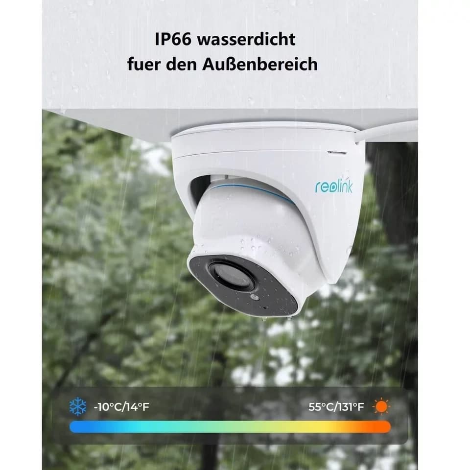 Reolink Überwachungskamera RLC-820A 4K UHD PoE (Außenbereich, 1-tlg., Personen-/Autoerkennung, 8MP, IP66 Wasserfest, Audio Aufnahme) - Thumbnail 9