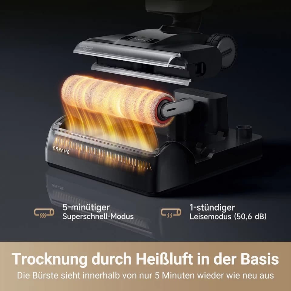 Dreame Nass-Trocken-Sauger Dreame H14pro mit 18.000 Pa Saugkraft, 400 W, Flexible und gründliche 180° Reinigung, schnelle Trocknung der Bürste - Thumbnail 8