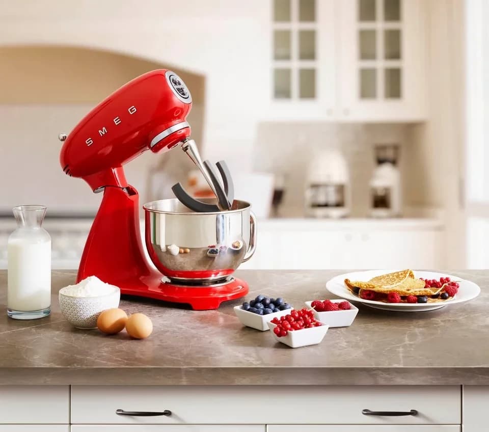 Smeg Küchenmaschine SMF03RDEU Rot, 800 W, 4,8 l Schüssel - Thumbnail 9