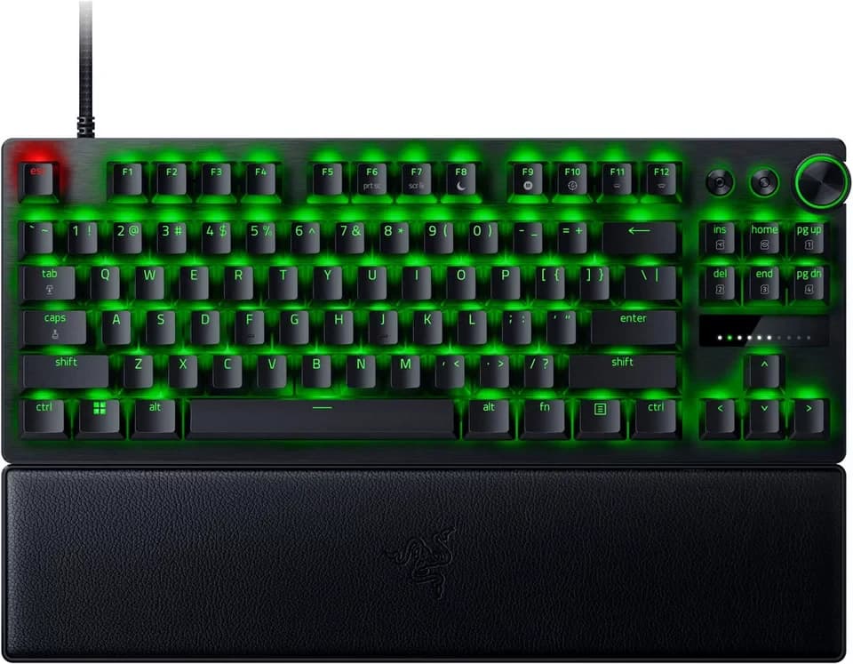 RAZER Huntsman V3 Pro Tenkeyless DE Layout Gaming-Tastatur - Thumbnail 6