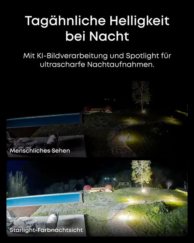 eufy Security IP-Überwachungskamera eufy PoE NVR Security System S4 Max, 3-Linsen Bullet-PTZ-Kameras (1-tlg., 4*PoE NVR Security System S4 Max, KI Auto-Framing&Tracking, Farbnachtsicht, Stroboskop) - Thumbnail 10