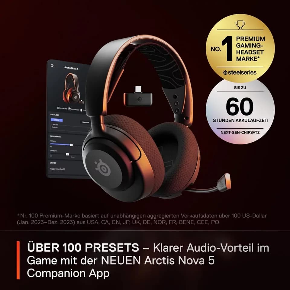 SteelSeries Arctis Nova 5 Kopfhörer - Thumbnail 4