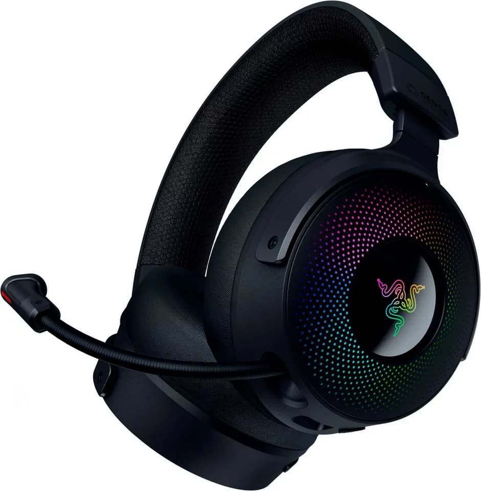 RAZER Kraken V4 Pro Gaming-Headset (Mikrofon abnehmbar, Stummschaltung, Wireless, Bluetooth) - Thumbnail 4