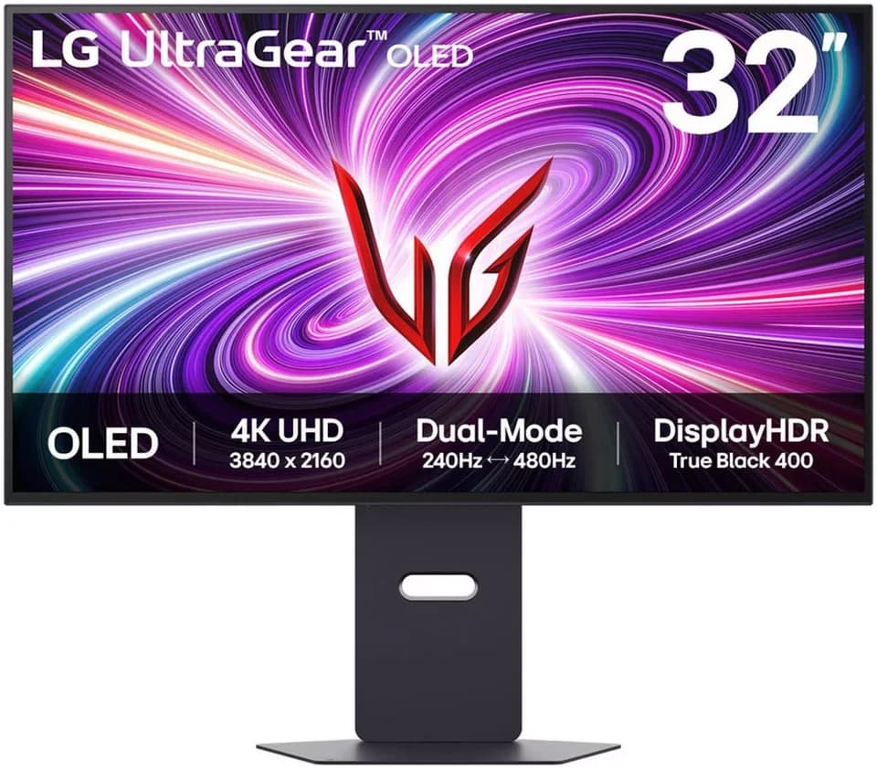 LG 32GX870A LCD-Monitor (80 cm/32 ", 3840 x 2160 px, 4K Ultra HD, 0,03 ms Reaktionszeit, 480 Hz, OLED)