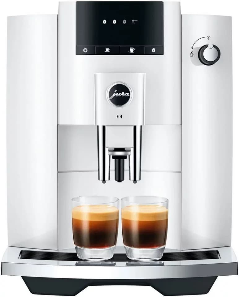 JURA Kaffeevollautomat 15433 E4 Piano White (EA) - Thumbnail 3