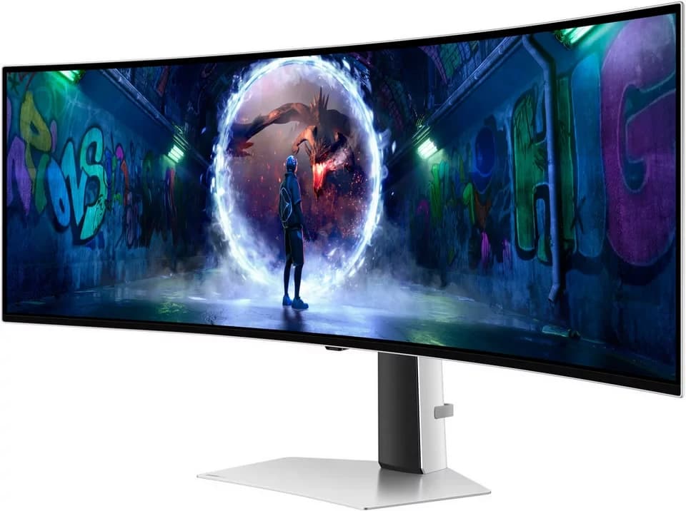 Samsung S49DG934SU Curved-Gaming-OLED-Monitor (124 cm/49 ", 5120 x 1440 px, DQHD, 0,03 ms Reaktionszeit, 240 Hz, OLED) - Thumbnail 2