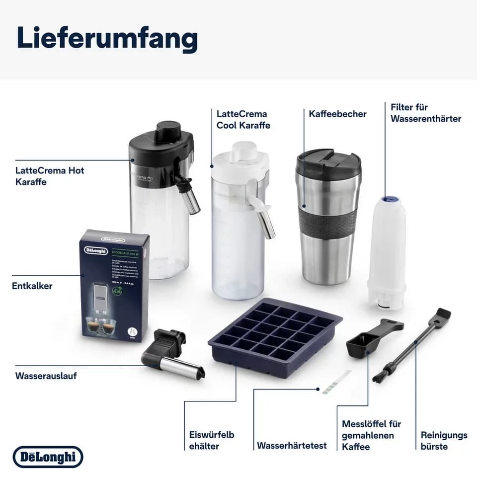 De'Longhi Kaffeevollautomat Eletta Explore Cold Brew ECAM450.86.T - 100 Rezepte (App), heiß & kalt, Cold Brew in unter 5 Minuten inkl. 3,5" Touch-Display & To-Go Funktion - Thumbnail 2