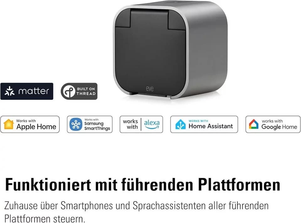 EVE Steckdose Eve Energy Outdoor-Smarte Außensteckdose mit Verbrauchsmessung - Thumbnail 4