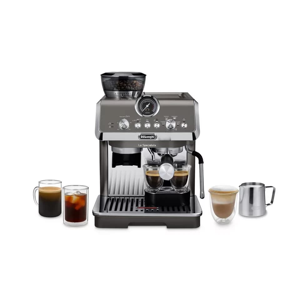 De'Longhi Espressomaschine La Specialista Arte Evo Cold Brew EC9255.T - 3 Rezepte inkl. Cold Brew, 15 Mahlgrade, 3 Temperatureinstellungen & Cold Brew inkl. Barista Kit