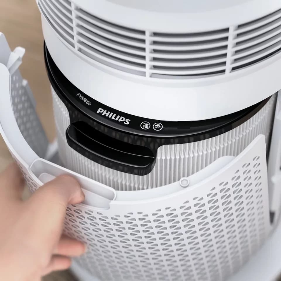 Philips Luftreiniger AMF765/10 Air Performer, 2-in-1 Reinigen & Kühlen, für 70 m² Räume, für Allergiker geeignet - Thumbnail 4