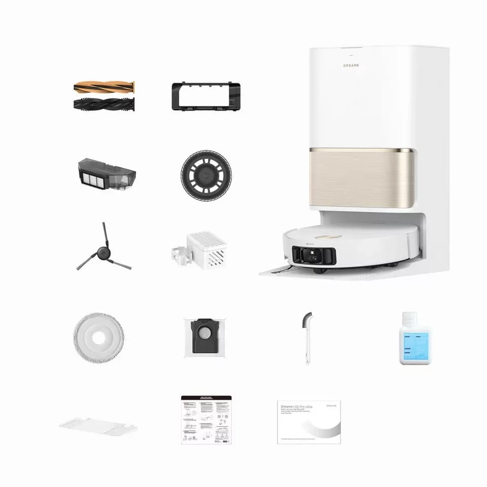 Dreame Saugroboter mit Wischfunktion L50 Pro Ultra, 600 W, 19500Pa Saugkraft, Vollautomatische Basisstation, Reinigung bei 75° C - Thumbnail 2