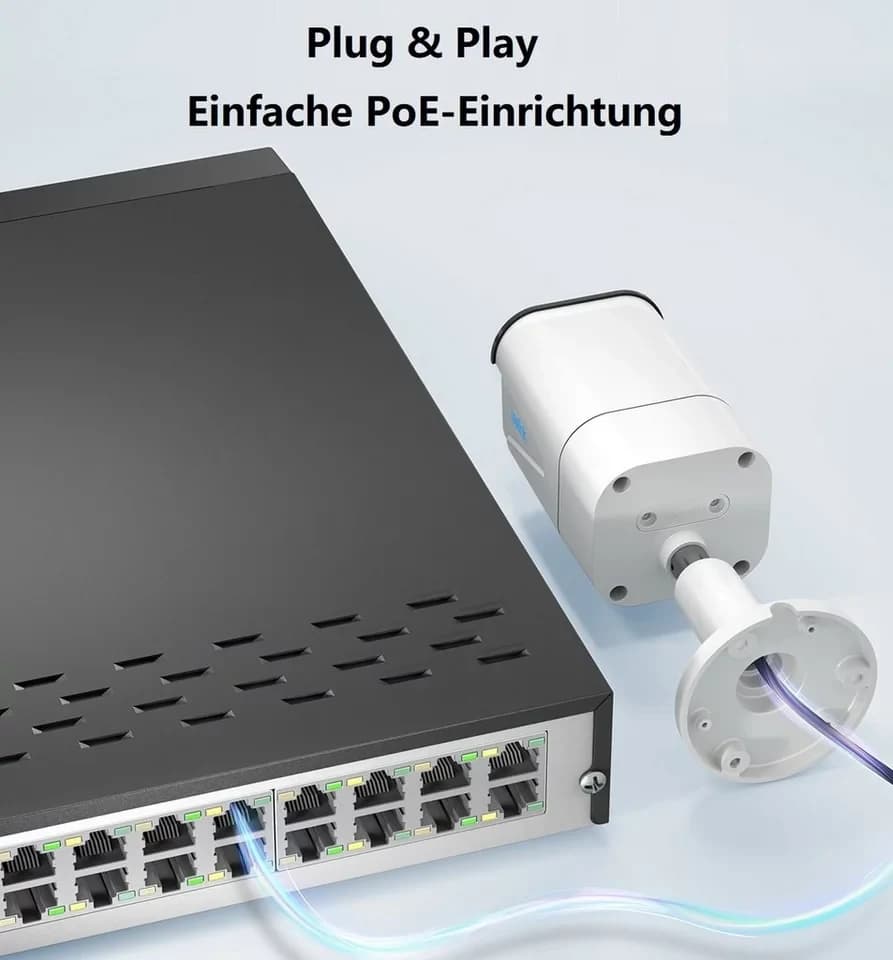 Reolink Überwachungskamera RLK16-810B8-A 4K PoE (Außenbereich, Videoüberwachungsset, Videoüberwachung mit 8X 8MP PoE IP Kamera und 16CH 4TB HDD NVR, Personenerkennung und Fahrzeugerkennung, IP66, 30M IR Nachtsicht) - Thumbnail 5