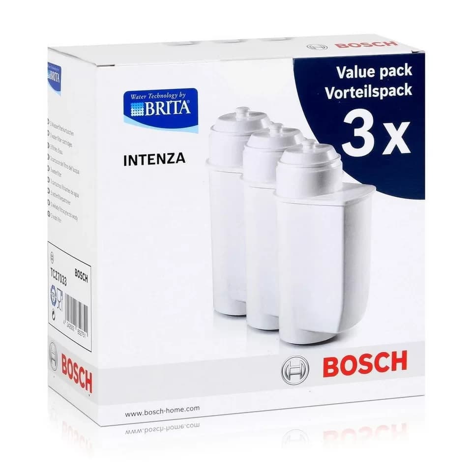 BOSCH Wasserfilter Bosch Brita Intenza Wasserfilter 3x Vorteilspack - TCZ7033